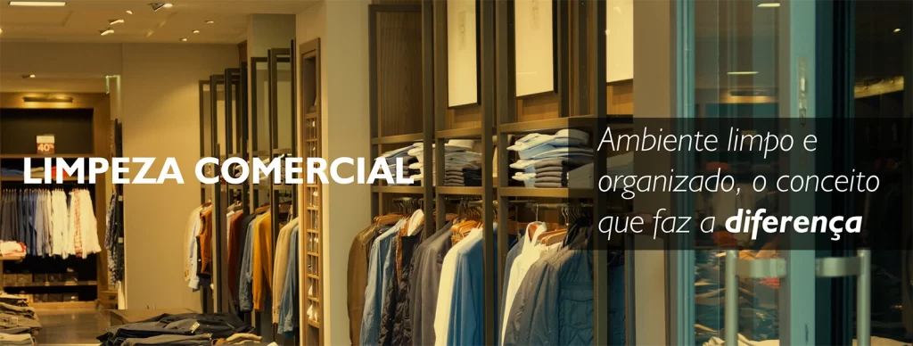 Banner Limpeza Comercial Ciaclean