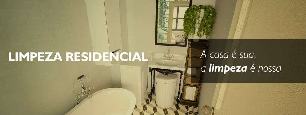 Banner Limpeza residencial Ciaclean