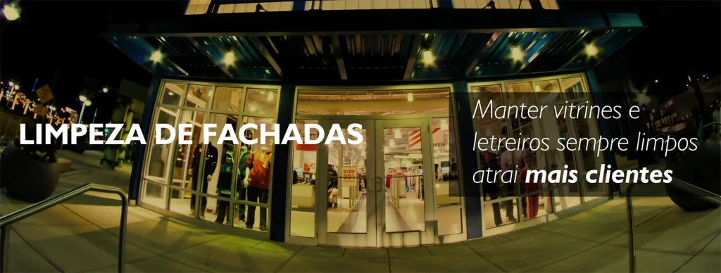 Banner Limpeza de Fachadas Ciaclean